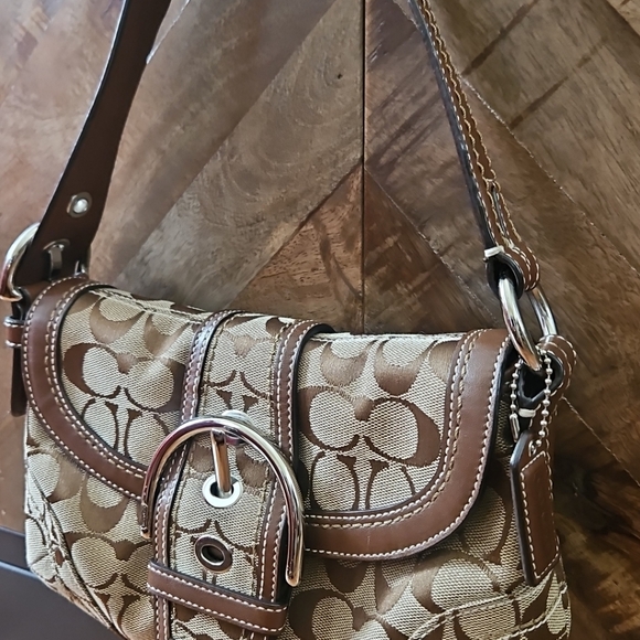 Vintage Y2K Coach Soho Hobo Shoulder Bag - Picture 3 of 16